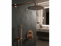 Rea Columna De Ducha|Juego De Ducha Oculto Lungo Brush Copper