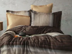 Blanc avenue Ropa De Cama|Juego De Sábanas|Juego de funda de edredón 240x220 cm+ 2 fundas de almohada 63x63cm de satén de algodón "Gerard"