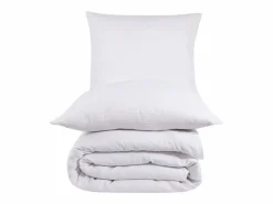 Blanc avenue Funda De Almohada|Juego de funda de edredón + 2 fundas de almohada de gasa de algodón-