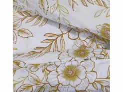 Juego de funda nórdica algodón y marrón 260x240 cm ES504525 Blanco New
