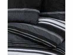 Ropa De Cama|Juego De Sábanas|Juego de funda nórdica algodón negro y 140x200 cm ES924831
