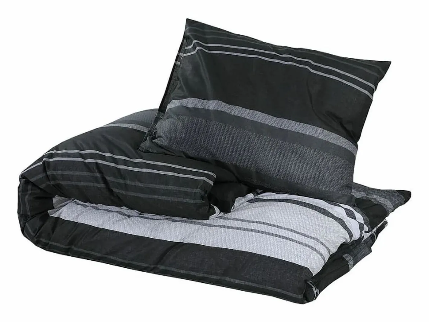Juego de funda nórdica algodón negro y 260x220 cm ES840472^ New
