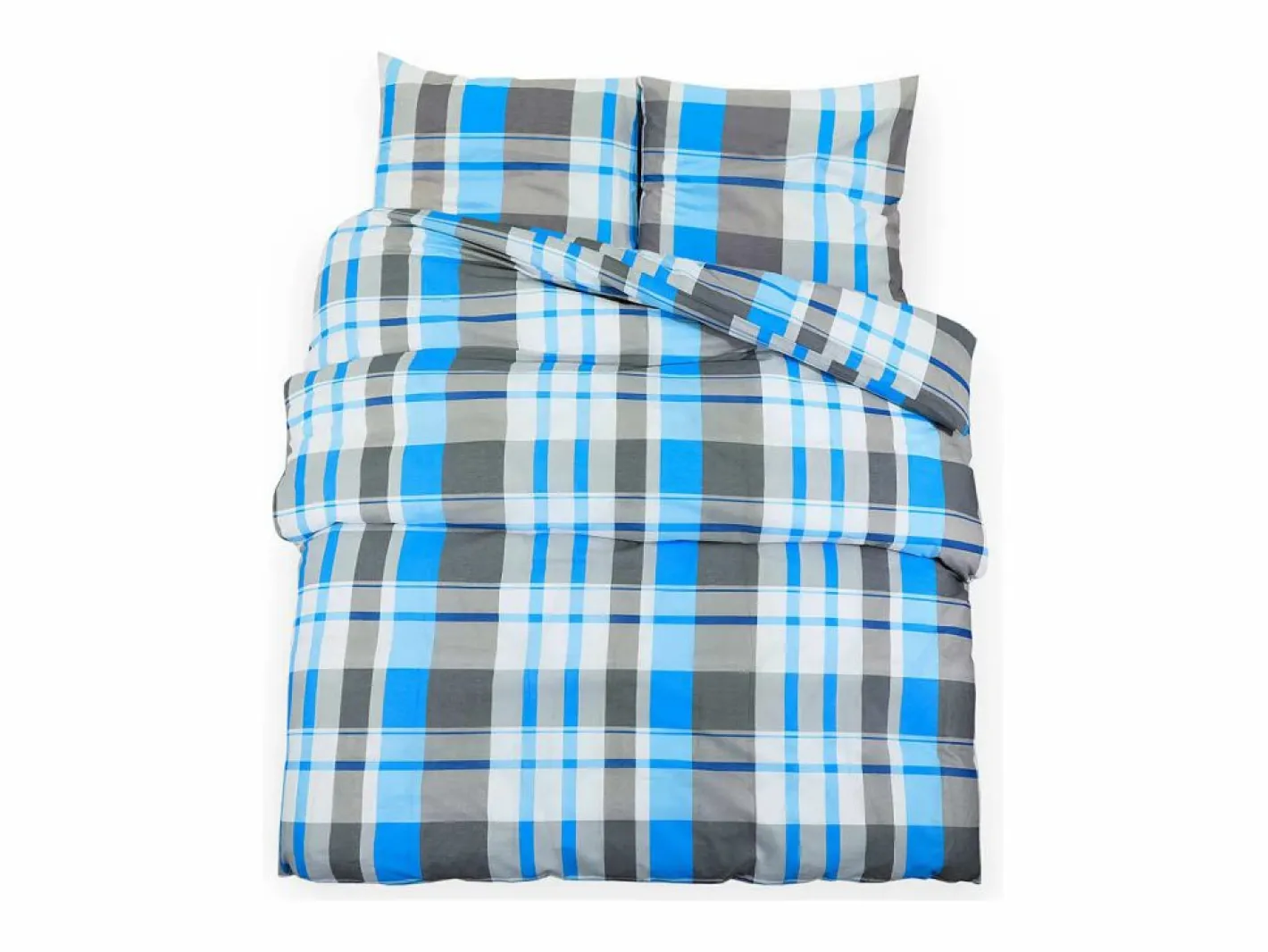 Ropa De Cama|Juego De Sábanas|Juego de funda nórdica algodón azul y 200x200 cm ES540491