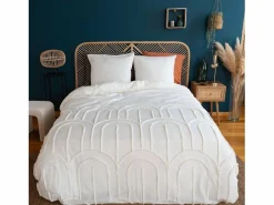 Sweeek Juego de funda nórdica de algodón con diseño de arcos Blanco Hot