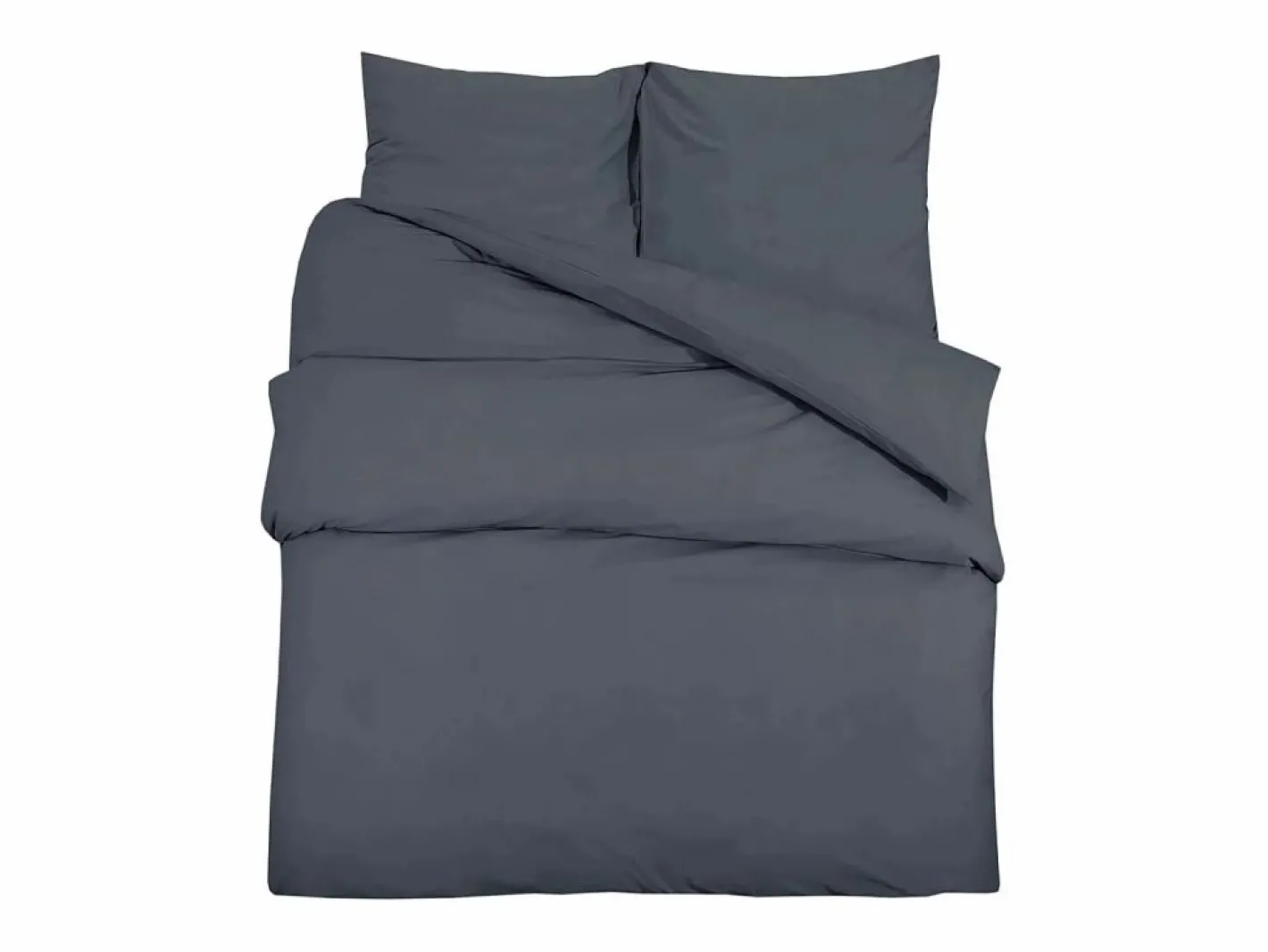Ropa De Cama|Juego De Sábanas|Juego de funda nórdica microfibra ligera antracita 135x200 cm ES202774