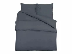 Juego de funda nórdica microfibra ligera antracita 200x220 cm ES285649 Gris antracita New