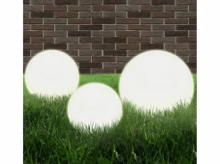 Juego de lámparas de bola LED 6 uds esféricas PMMA 20/30/40 cm ES255421^ New