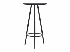 vidaxl Mesa Alta|Juego de mesa alta y taburetes 3 piezas plástico
