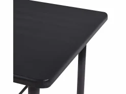 vidaxl Mesa Alta|Juego de mesa alta y taburetes 5 piezas tela oscuro
