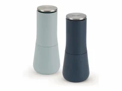 Joseph Joseph Materiales Y Utensilios De Cocina|Juego de molinillos de sal y pimienta Milltop™ Editions Sky , diseño antiderrame, fácil de rellenar y ajustar
