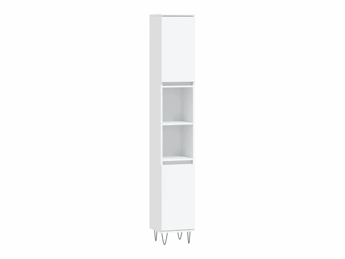 vidaxl Estantería Sobre Inodoro|Juego de muebles de baño 3 pzas madera contrachapada