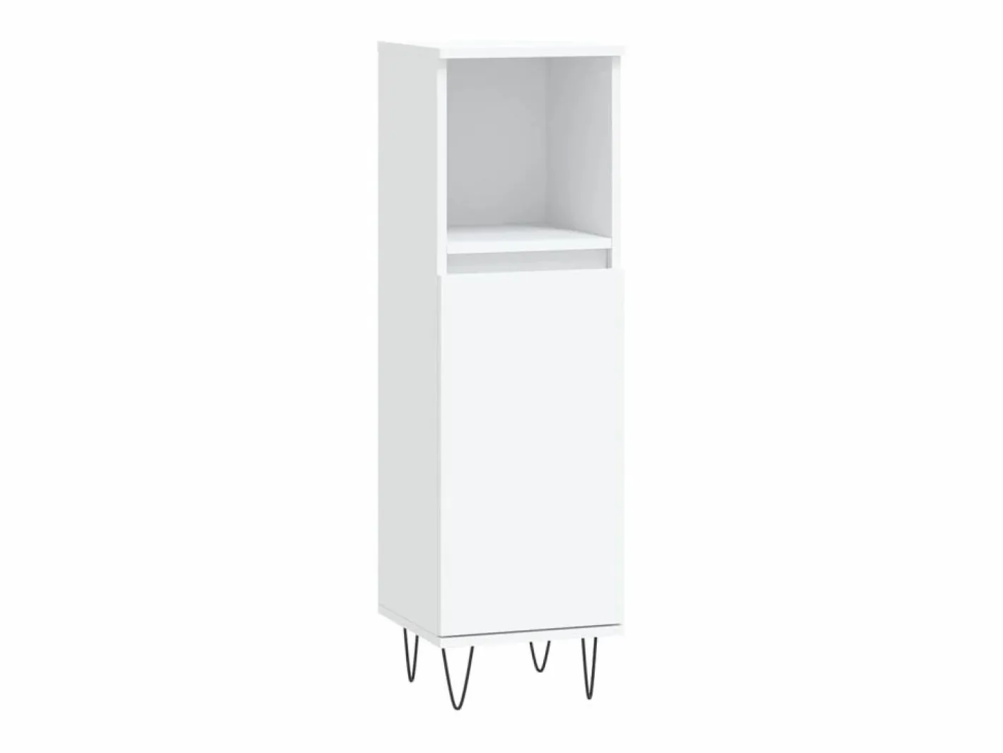 vidaxl Estantería Sobre Inodoro|Juego de muebles de baño 3 pzas madera contrachapada