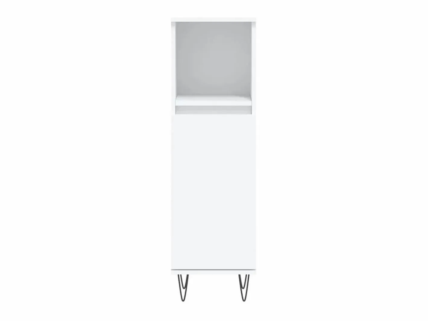 vidaxl Estantería Sobre Inodoro|Juego de muebles de baño 3 pzas madera contrachapada