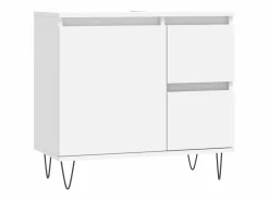 vidaxl Estantería Sobre Inodoro|Juego de muebles de baño 3 pzas madera contrachapada
