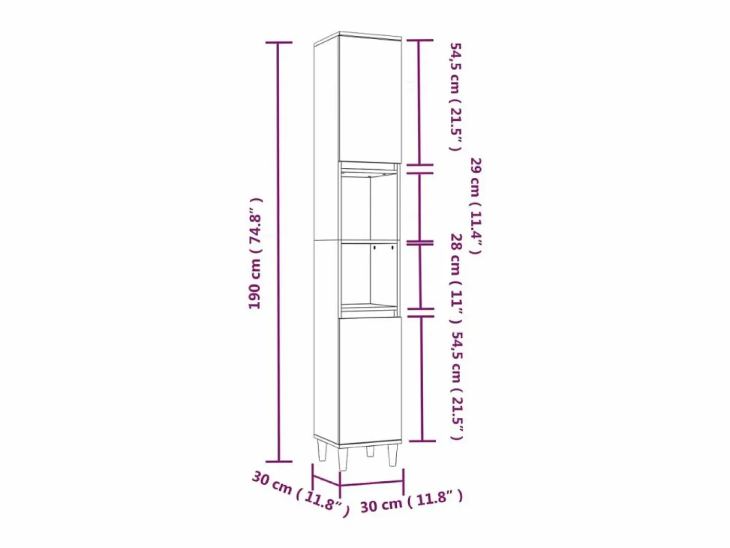 vidaxl Conjunto De Baño|Juego de muebles de baño 3 pzas madera contrachapada