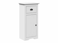 vidaxl Estantería Sobre Inodoro|Juego de muebles de baño BODO 4 pzas madera maciza pino