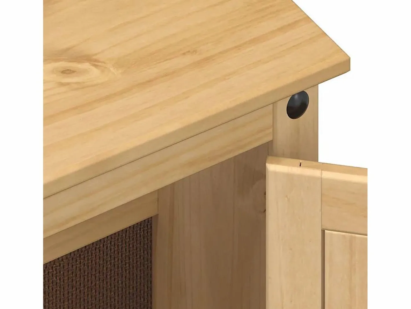 vidaxl Estantería Sobre Inodoro|Juego de muebles de baño Corona 3 pzas madera maciza pino