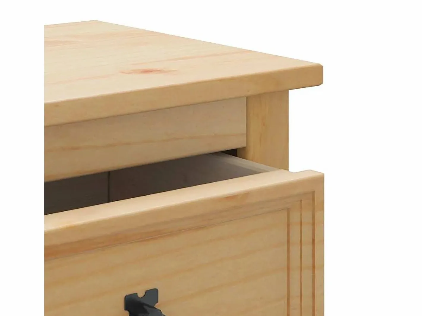 vidaxl Estantería Sobre Inodoro|Juego de muebles de baño Corona 3 pzas madera maciza pino