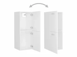 vidaxl Estantería Sobre Inodoro|Juego de muebles de baño madera de ingeniería