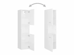 vidaxl Estantería Sobre Inodoro|Juego de muebles de baño madera de ingeniería