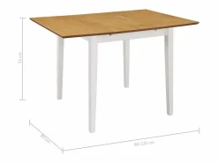 vidaxl Juego de muebles de comedor 5 piezas MDF Blanco Sale