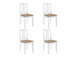 vidaxl Juego de muebles de comedor 5 piezas MDF Blanco Sale