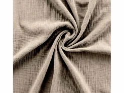 Douceur d'intérieur Juego de sábanas de gasa de algodón 260 x 240 cm Beige Outlet