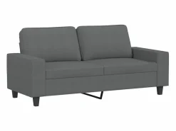Juego de sofás 3 piezas tela oscuro^Clicnbuy Best