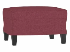 Clicnbuy Juego de sofás 4 piezas tela tinto Rojo Sale