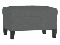 Clicnbuy Juego de sofás con cojines 3 piezas tela oscuro Gris Discount