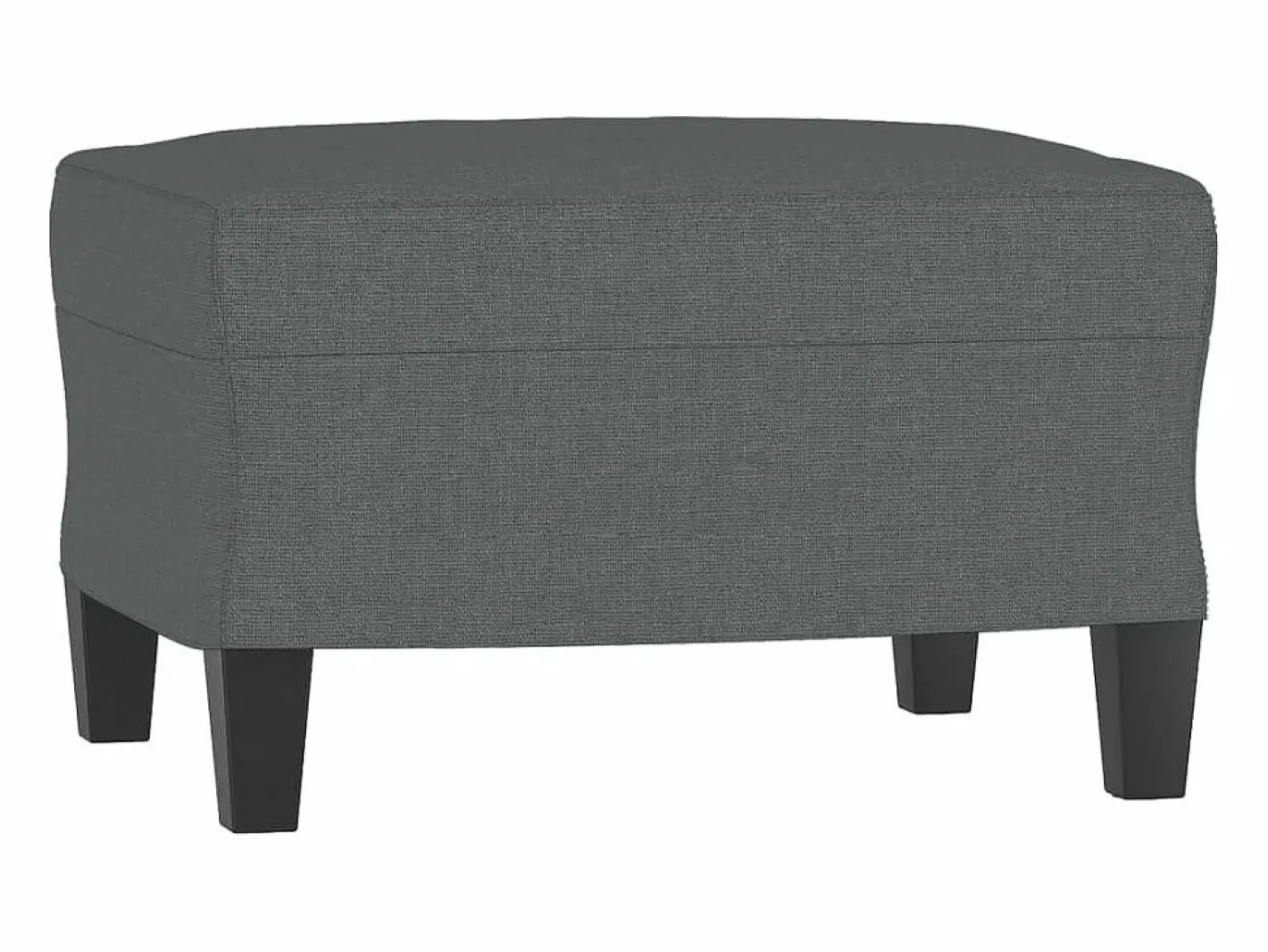 Clicnbuy Juego de sofás con cojines 3 piezas tela oscuro Gris Discount