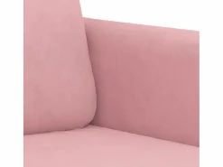 Clicnbuy Juego de sofás con cojines 3 piezas terciopelo Rosa