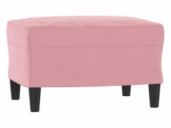 Clicnbuy Juego de sofás con cojines 3 piezas terciopelo Rosa