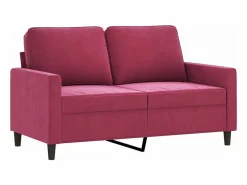 vidaxl Conjunto Sofá Y Sillón|Juego de sofás con cojines 3 piezas terciopelo tinto