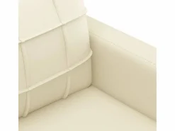 Juego de sofás con cojines 3 piezas cuero sintético^vidaxl Online