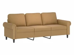 Juego de sofás con cojines 4 piezas terciopelo marrón^Clicnbuy Best