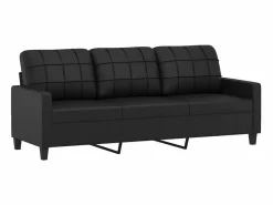 vidaxl Conjunto Sofá Y Sillón|Juego de sofás con cojines 4 piezas cuero sintético
