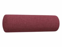 vidaxl Conjunto Sofá Y Sillón|Juego de sofás con cojines 3 piezas tela tinto