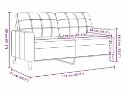 vidaxl Conjunto Sofá Y Sillón|Juego de sofás con cojines 2 piezas terciopelo tinto