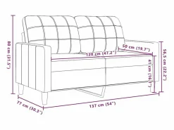 vidaxl Conjunto Sofá Y Sillón|Juego de sofás con cojines 2 piezas terciopelo