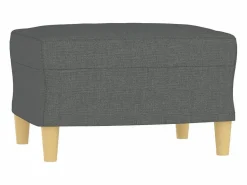 vidaxl Conjunto Sofá Y Sillón|Juego de sofás con cojines 4 piezas tela oscuro
