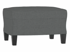 Clicnbuy Conjunto Sofás|Juego de sofás con cojines 4 piezas tela oscuro