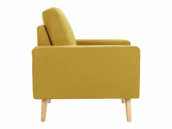 vidaxl Juego de sofás de 2 piezas tela Amarillo Best