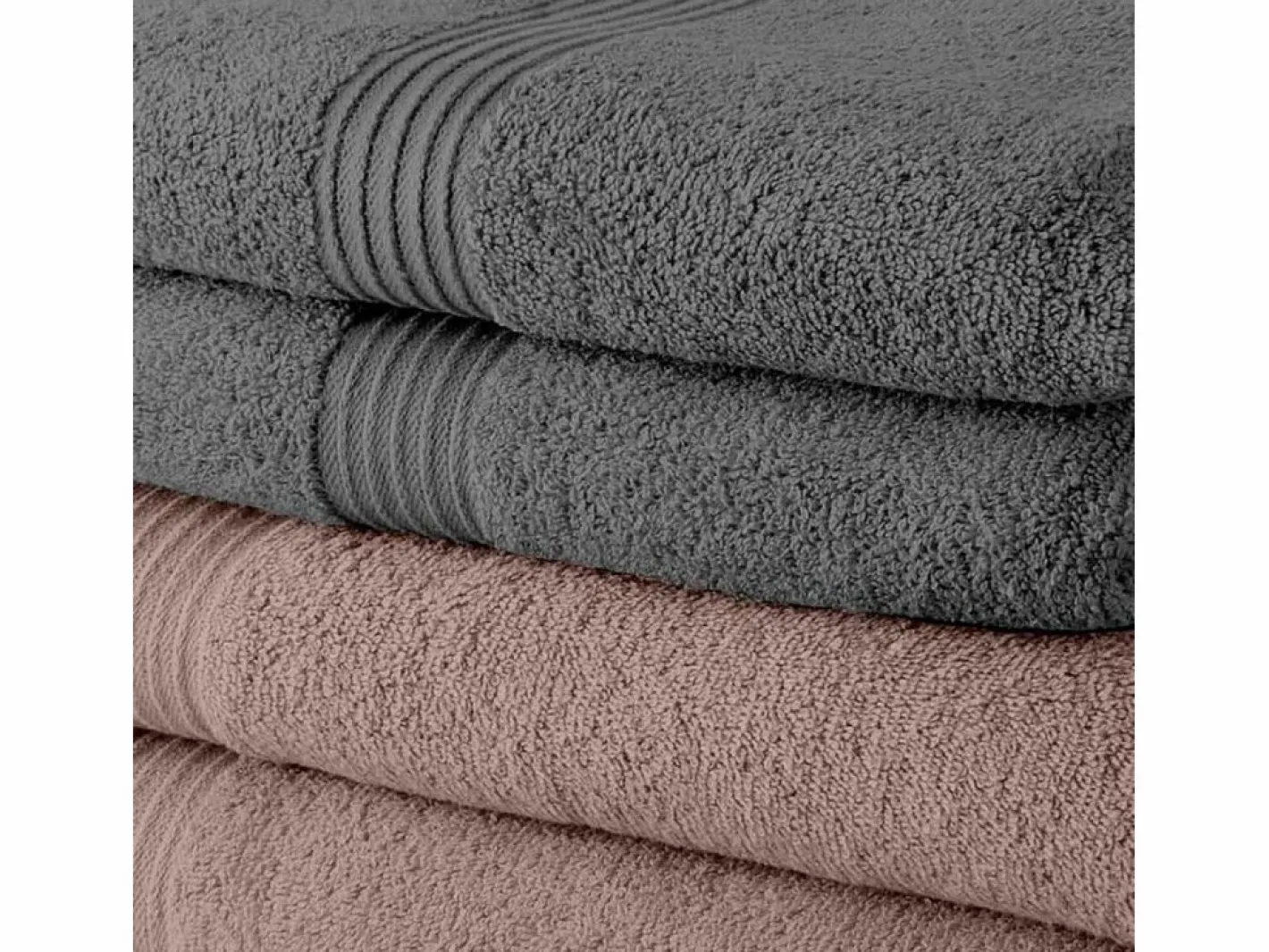 Juego de Toallas Gris 10 Piezas 70 x 130 cm^Today Online
