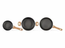 Livoo Juego de utensilios de cocina de aluminio para inducción de 5 piezas: 1 cacerola de Ø 16, 1 sartén de Ø 24, 1 olla de Ø 24 Multicolor Sale