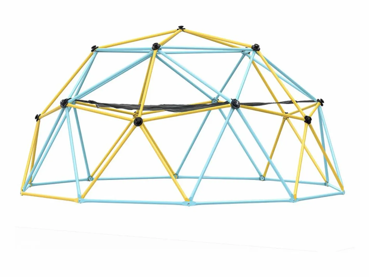 Juguete SucceBuy Domo de Escalada de 300CM con Hamaca Y Columpio, Jungle Gym para Niños^ New