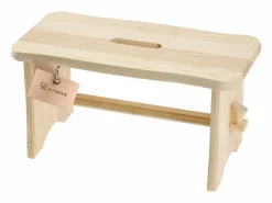 Reposapiés|KADAX Taburete de cocina de madera, taburete, silla, plataforma maciza de 39 cm, Ryczka