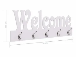 Garden Furniture Perchero|Kadri Perchero de pared WELCOME 74x29,5 cm