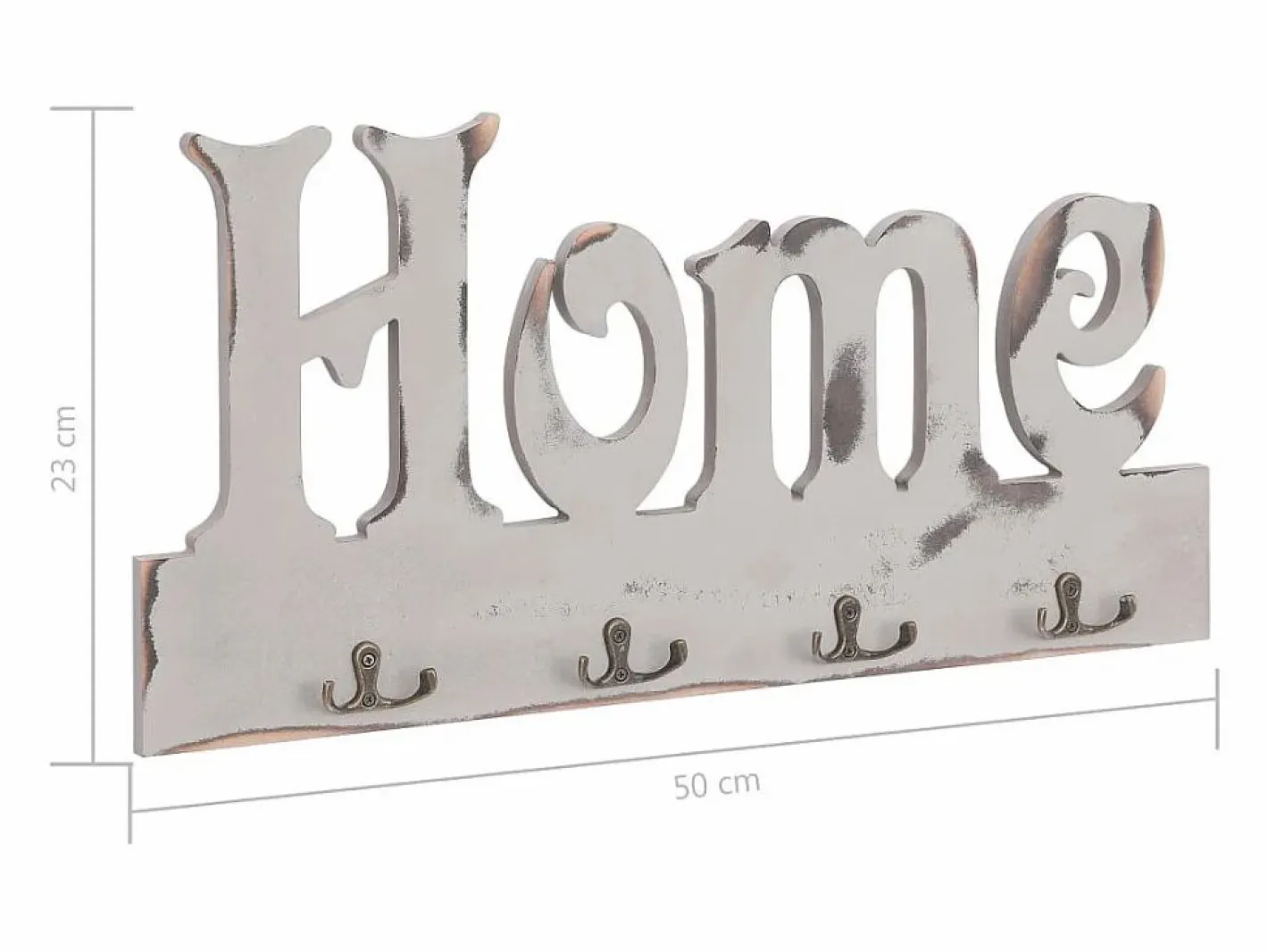 Kadri Perchero de pared HOME 50x23 cm^Garden Furniture Online