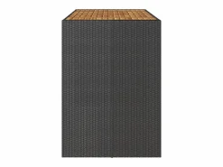 Garden Furniture Mesa Alta|Karaca Mesa alta jardín superficie madera ratán PE 185x80x110 cm